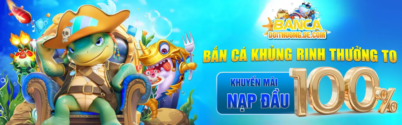 Bắn Cá Đổi Thưởng 🐟 Đại Tiệc Săn Boss Dưới Đại Dương Số 9 Banner bắn cá đổi thưởng